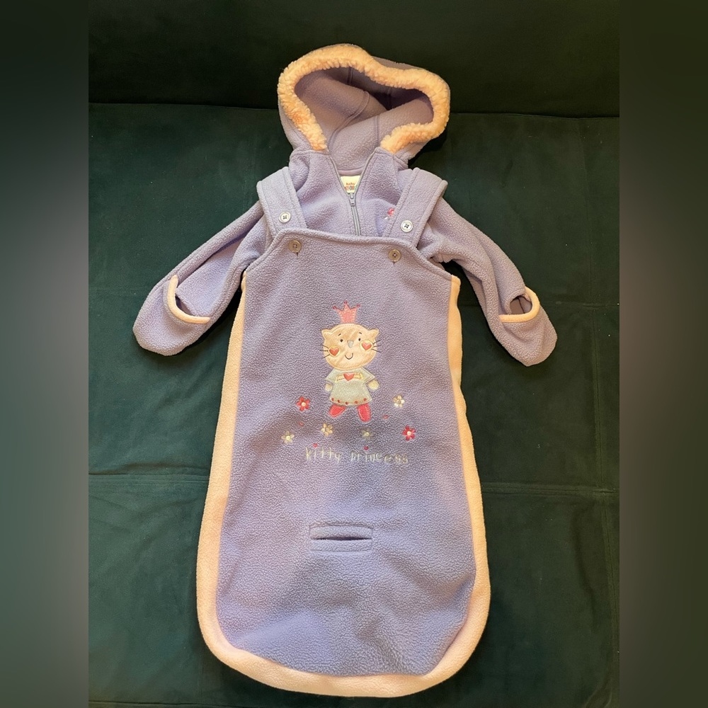 Baby Okie Dokie warm & cozy jumper with car seat compatible shell (3-6 months)
